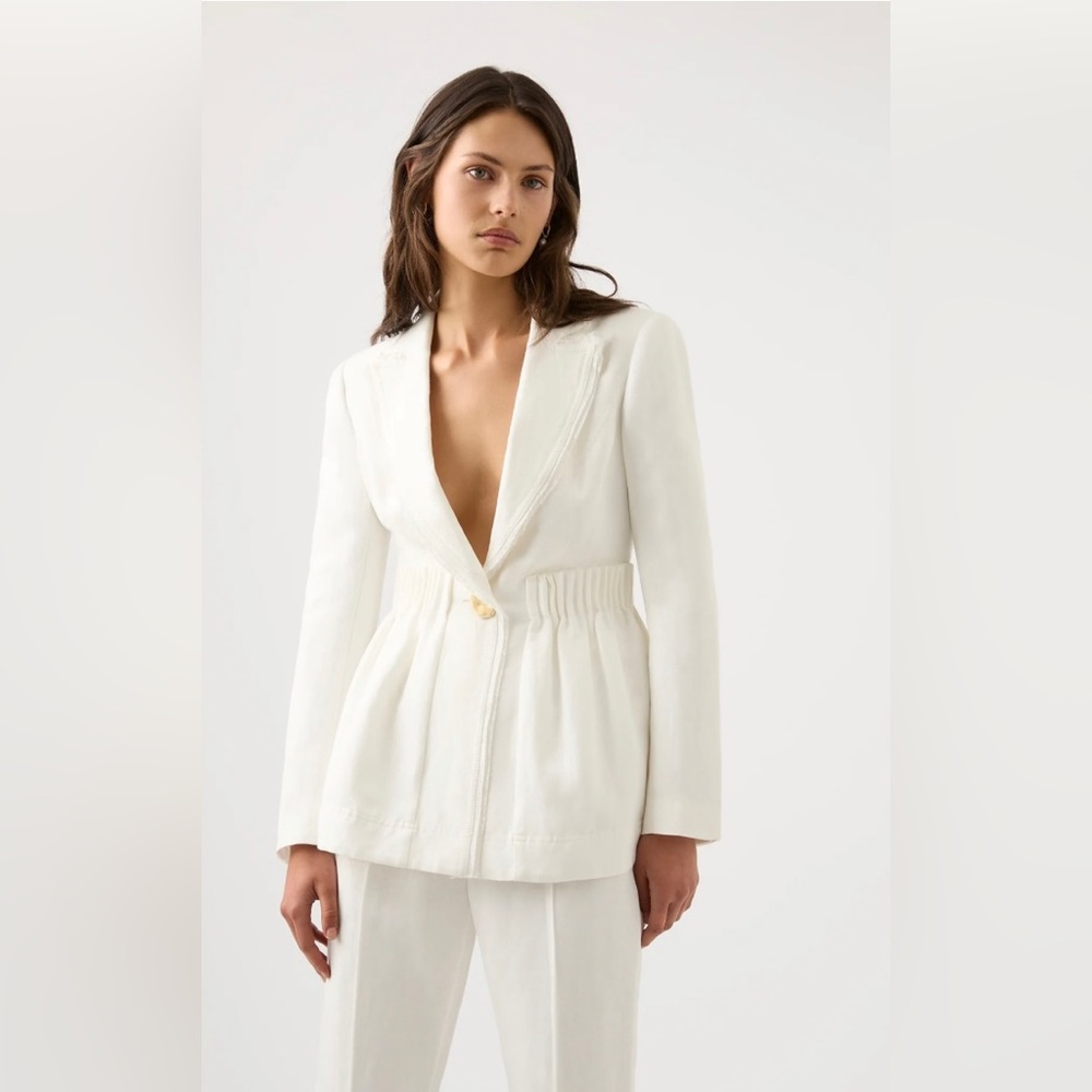 AJE ELLE CARTRIDGE PLEAT JACKET